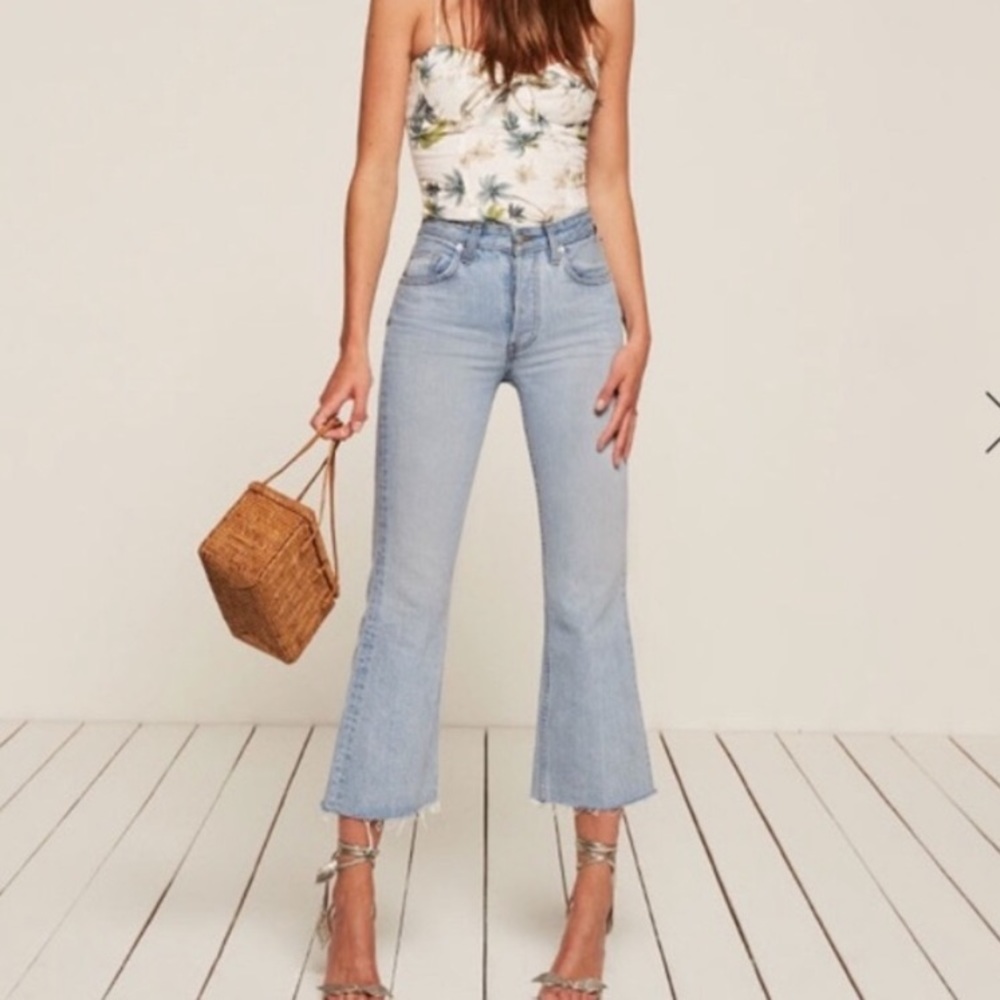 Reformation | Flare High-rise Jeans